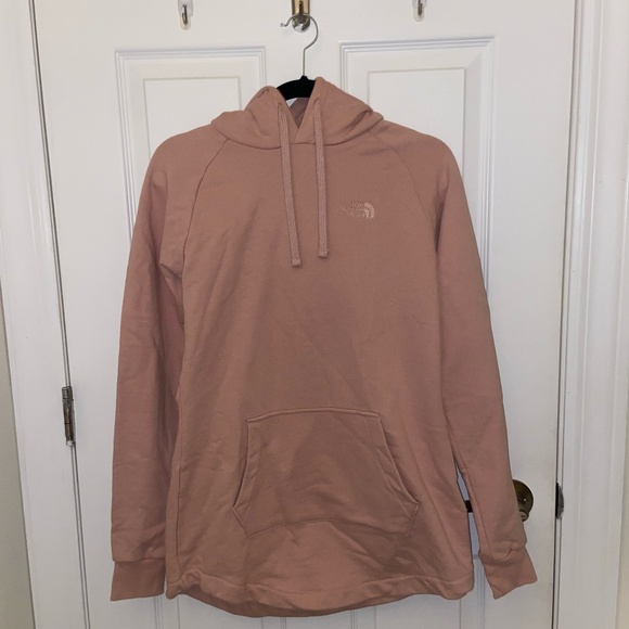 The North Face Tops - The North Face Womens Embroidered Logo Pullover Hoodie